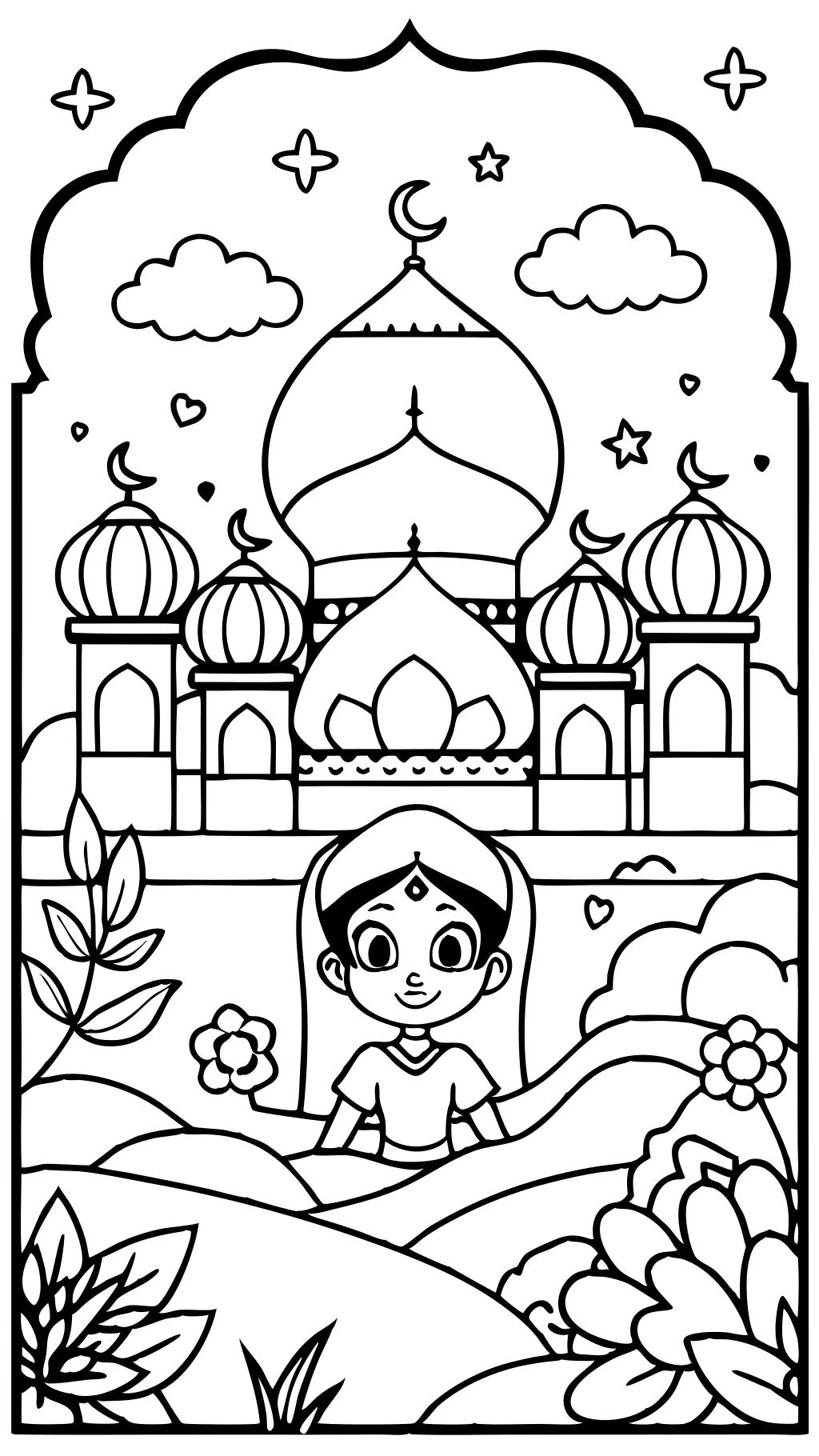 coloring pages jasmine